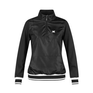 럭스골프 여성 반집업 우븐 매치 풀오버 바람막이 MW4W820W