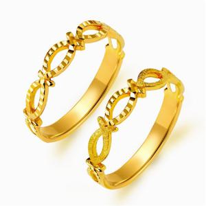 [한국금다이아몬드] 순금 반지 행운 컷팅 물고기 24K 1.875g 2종 택 1