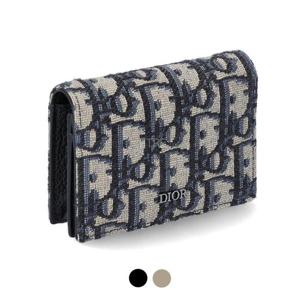 디올 오블리크 비즈니스 카드 지갑 홀더 2ESCH136YSE
