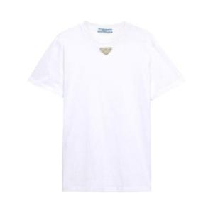 프라다 반팔 티셔츠 35838R16DVF0009 White