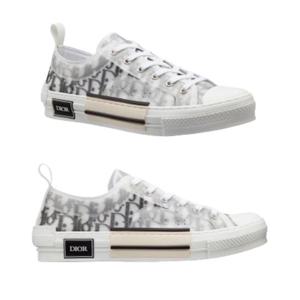 25SS 디올 B23 로우탑 오블리크 남자 스니커즈 캔버스 그레이 3SN249YJP