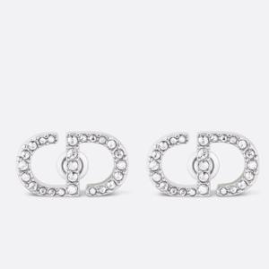 디올 귀걸이 여성용 Petit CD 스터드 실버 E1742PTCCY_D102