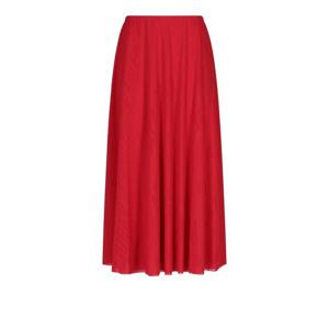 26 SS 발렌시아가 하이웨이스트 미디 스커트 레드 647644TJV32