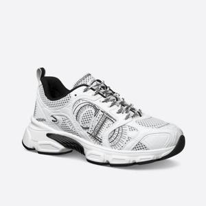 25SS 디올 크로노 여성 스니커즈 운동화 화이트 블랙 KCK414TRM S19W