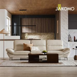 마레 4인 럭스 통가죽 천연면피 소가죽 소파