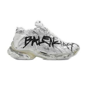 26 SS 발렌시아가 레이스업 러너 로우탑 스니커즈 677402W3RBQ