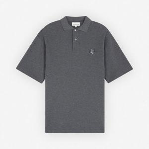 메종키츠네 볼드 폭스 헤드 오버사이즈 폴로 티셔츠 그레이 MM00202KJ7010-H170