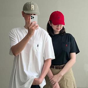 폴로 랄프로렌 포니로고 포켓 반팔티 클래식핏 710707095002