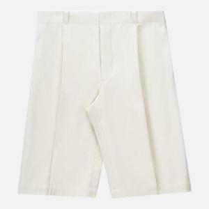 (남성) 톰브라운 23FW 베이지 플리츠 숏팬츠 MTU318A F0175 113