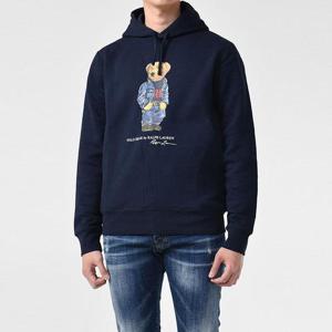 폴로 랄프로렌 테디베어 후드티셔츠 네이비 710 853309 001