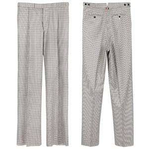 23 SS 톰브라운 남성 사이드탭 하운드투스 울 싱글 팬츠(멀티) MTC162A F0007 996