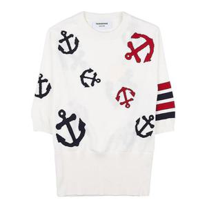 [톰브라운] 앵커 패턴 반탈 니트 FKA418A Y3006 100