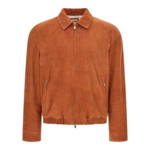브루넬로 쿠치넬리 가죽 자켓 MPCAO2071CSC21 Orange