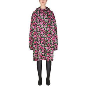 26 SS 발렌시아가 플로럴 패턴 후드 코트 681506TLL83
