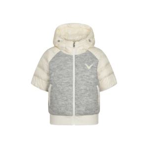 캘러웨이골프패딩 VQA CWJD25W601_IV 겨울 여성 부클MIX 반팔 다운