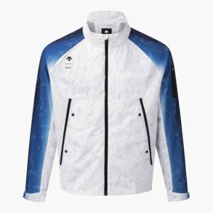 데상트골프자켓 VQA DQ32MFBL97-BWTG 남성 그라데이션 패턴 점퍼 / Bright White