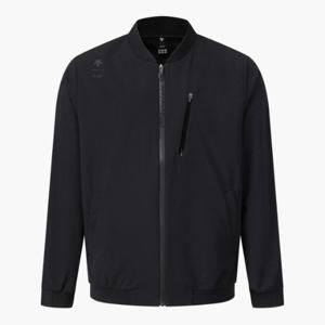 데상트골프자켓 VQA DQ32MFBL82-BLKG 남성 홑겹 블루종 점퍼 / BLACK