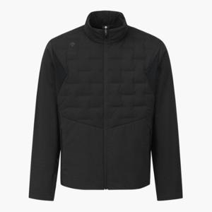 데상트골프패딩 VQA DQ32MFDJ91-BLKG 남성 져지 믹스 튜브다운 점퍼 / BLACK