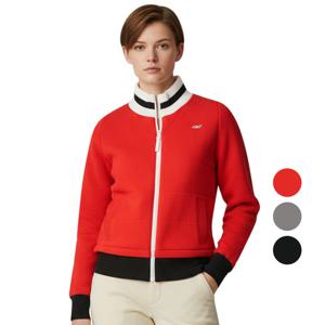 페라어스 여성 겨울 울혼방 방풍 풀집업 니트 골프 가디건 AGW54R7238