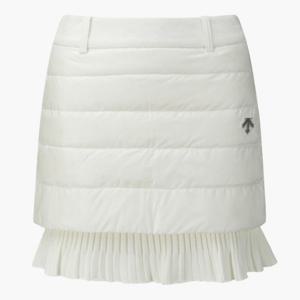 데상트골프스커트 VQA DQ42WFSKOA-IVYG 아크먼트(ACMT) 여성 니트 다운 하이브리드 스커트 / Ivory