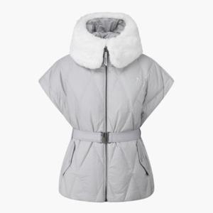 데상트골프베스트 JQS DP42WFDVO4-LGYG 여성 가오리핏 패딩 베스트 LIGHT GREY
