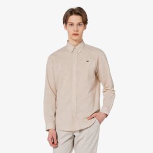 [라코스테공식] 남성 체크 린넨 셔츠 CH393E-55G XFJ