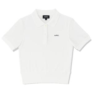 25FW 자수 스몰 로고 폴로 티셔츠 화이트 COGWZ F26522 AAB