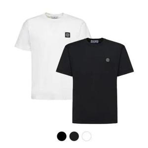 스톤아일랜드 AMP 와펜 로고 패치 반팔 티셔츠 101524113 L, XL