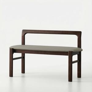 스코나 파인즈 실리콘레더 원목 1050 2인 벤치 의자