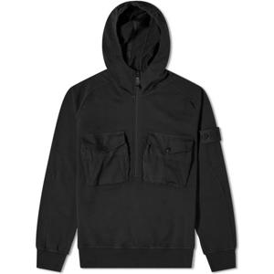 스톤아일랜드 고스트피스 반집업 후드티셔츠 블랙 7215636F3 v0029