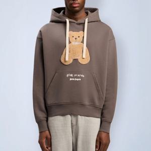 26 SS 팜엔젤스 Bear In Mind 베어 아플리케 후드 스웨트셔츠 그레이 PMBB17DF25FLE00