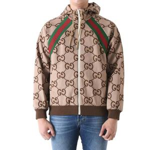 구찌 웹 점보 GG 후드 집업 자켓 베이지 713974 XJETI 2270
