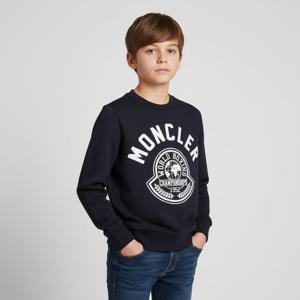 몽클레르  23FW 몽클레어 키즈 레터링 와펜 로고 맨투맨 8G00002 899PS 778 8,10A