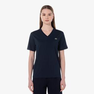 [라코스테공식] 여성 베이직 브이넥 반팔 티셔츠 TF831E-54G HDE