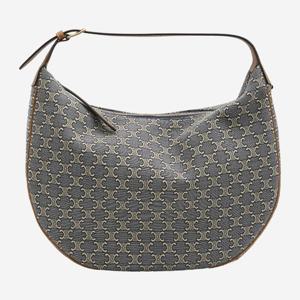 셀린느 루루 라지 크레센트 자카드 숄더백 123132U28 07PM