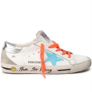 골든구스 쥬니어 성인사이즈 프린트민트 스타 F002537