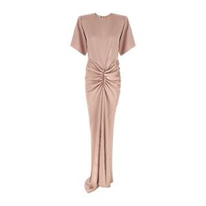 디 안나마네 아이리스 플로잉 새틴 맥시 원피스 T190177ATNP229