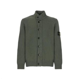 스톤아일랜드 램스울 버튼 업 가디건 카키 K2S15 5100047 S00A3 V0054