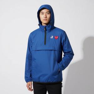꼼데가르송 공용 하트 와펜 블루 자켓 AZ J502 051 2