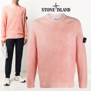 스톤아일랜드 핸드스프레이 코튼 니트 스웻셔츠 오렌지 7215543B7 V0037