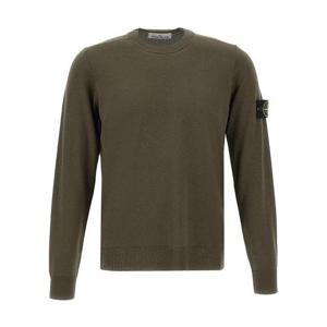 스톤아일랜드 와펜 패치 울 니트 7915510C4 V0058