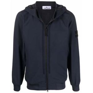 스톤아일랜드 와펜 패치 소프트쉘 자켓 761540427 V0020 NAVY BLUE