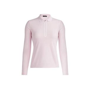 24SS 스트라이프 넥지퍼 폴로 티셔츠 GLP000001 BLUSH