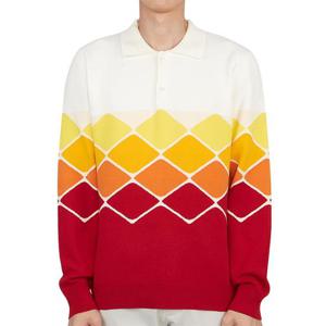 제이린드버그 골프웨어 남성 카라 니트 AMKW08158 G098