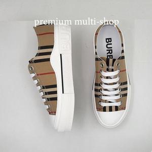 버버리 아이콘 스트라이프 스니커즈 아카이브 베이지 81136961
