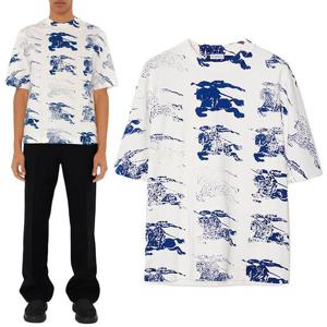 24SS 버버리 로고 스탬프 프린트 반팔 티셔츠 8081369 B7264