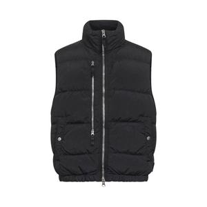 스톤아일랜드 패딩조끼 심리스 듀얼 짚 블랙 G100006