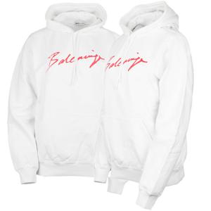 발렌시아가 시그니처 로고 오버핏 후드맨투맨 583222 TFV64 9783