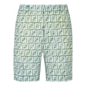 (남성) 펜디 24SS 그린 FF 코튼 숏팬츠 FB0821AR62 F1MTQ