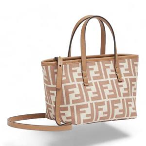 (여성) 펜디 24SS 브라운 FF로고 롤 미니 백 8BS096AOVJ F1PIQ